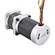 24V 220W 350RPM Geared Brushless DC Motor 5.10Nm(722.22oz.in) 10:1 High Precision Gearbox - 57BLR90-24-01-HG10 | StepperOnline CA