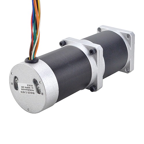 24V 220W 35RPM Geared Brushless DC Motor 25.00Nm(3540.29oz.in) 100:1 High Precision Gearbox - 57BLR90-24-01-HG100 | StepperOnline CA