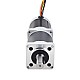 24V 220W 35RPM Geared Brushless DC Motor 25.00Nm(3540.29oz.in) 100:1 High Precision Gearbox - 57BLR90-24-01-HG100 | StepperOnline CA