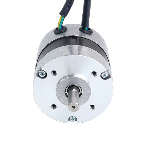 24V 3000RPM 0.16Nm 50W 2.90A Φ57x53.5mm Brushless DC Motor - 57BYA54-24-01 | StepperOnline CA