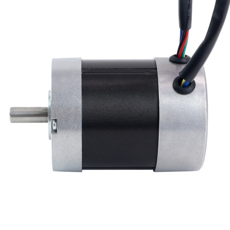 24V 3000RPM 0.32Nm 101W 5.70A Φ57x73.5mm Brushless DC Motor - 57BYA74-24-01 | StepperOnline CA
