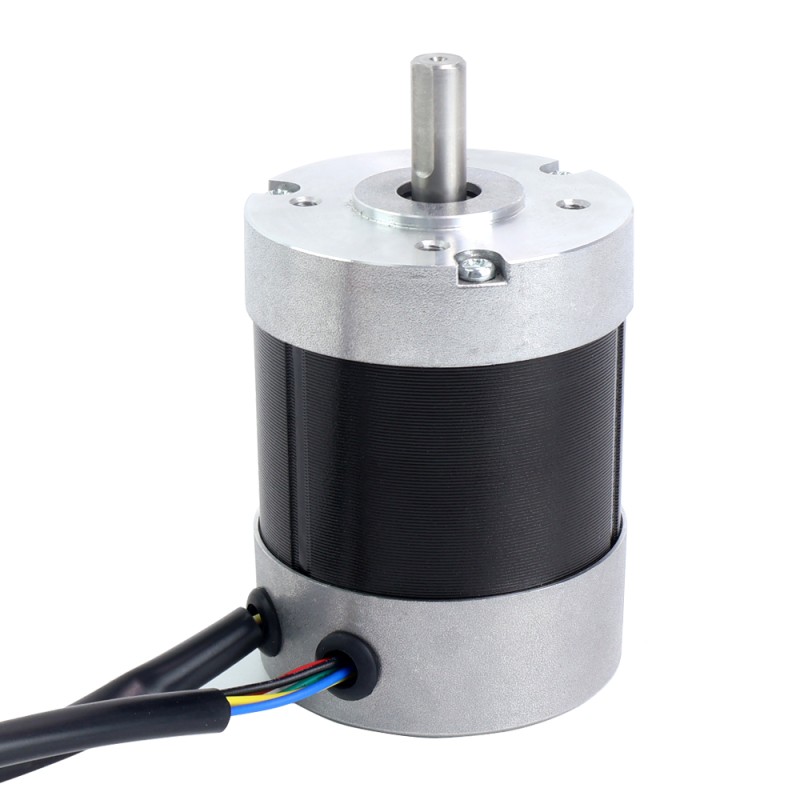 24V 3000RPM 0.32Nm 101W 5.70A Φ57x73.5mm Brushless DC Motor - 57BYA74-24-01 | StepperOnline CA