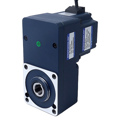 48V 150W 20RPM 50.00Nm(7080.58oz.in) 150:1 Geared Brushless DC Motor w/ Parallel Hollow Shaft Gearbox - F55B150-48GL-30S/5GL150RC | StepperOnline CA
