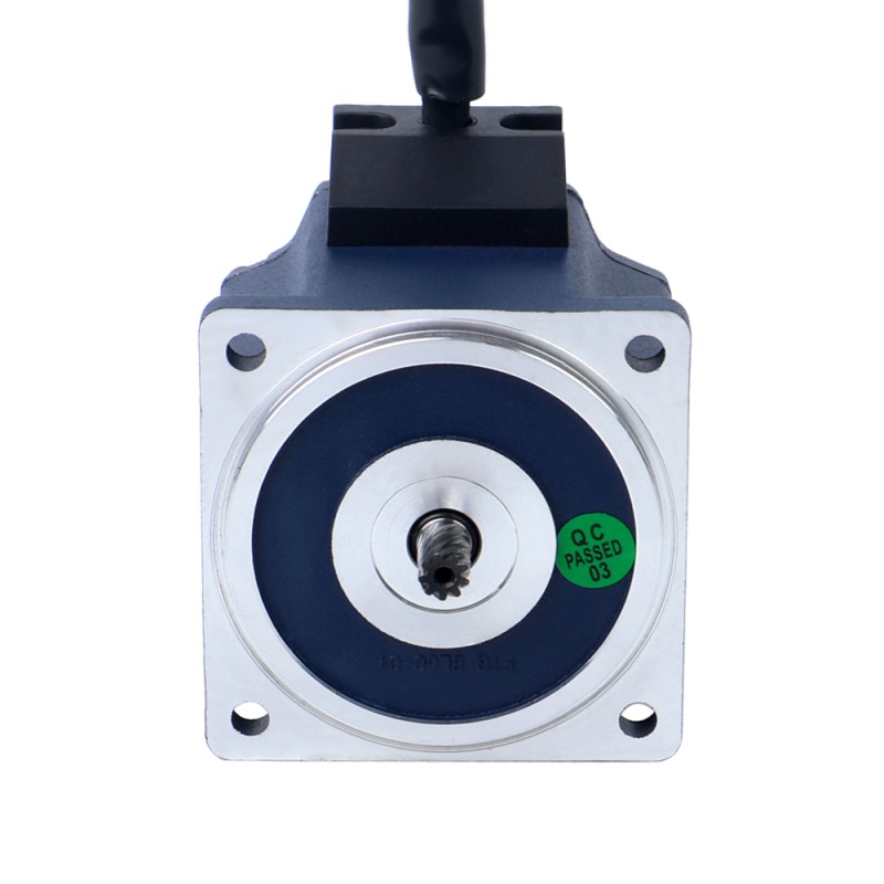 24V 15W 1000RPM Geared Brushless DC Motor 0.12Nm(16.99oz.in) 3:1 Spur Gearbox - F2B15-24GN-30S/2GN3K | StepperOnline CA