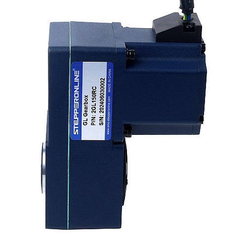 24V 40W 20RPM 13.00Nm(1840.95oz.in) 150:1 Geared Brushless DC Motor w/ Parallel Hollow Shaft Gearbox - F2B40-24GL-30S/2GL150RC | StepperOnline CA