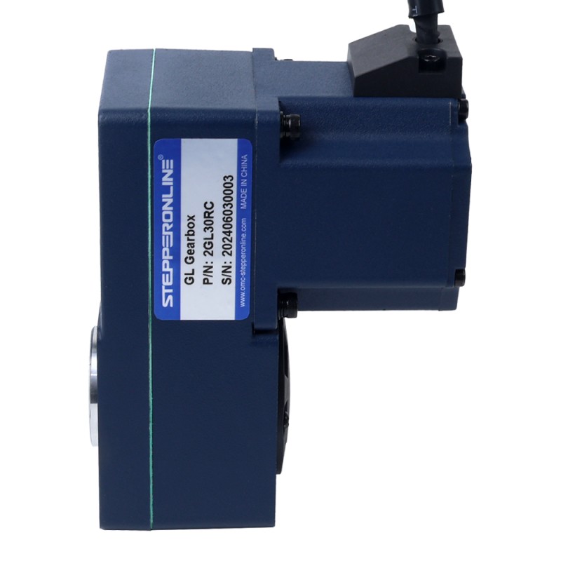 24V 40W 100RPM 2.80Nm(396.51oz.in) 30:1 Geared Brushless DC Motor w/ Parallel Hollow Shaft Gearbox - F2B40-24GL-30S/2GL30RC | StepperOnline CA