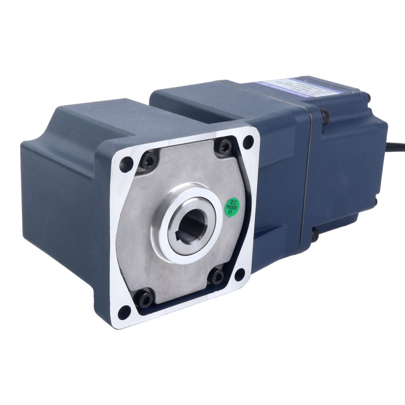 24V 120W 60RPM Geared BLDC Motor 11.63Nm(1647.32oz.in) 50:1 Right Angle Gearbox - F55B120-24GU-30S/5GU50RC | StepperOnline CA 24V 120W 60RPM Geared BLDC Motor 11.63Nm(1647.32oz.in) 50:1 Right Angle Gearbox - F55B120-24GU-30S/5GU50RC | StepperOnline CA