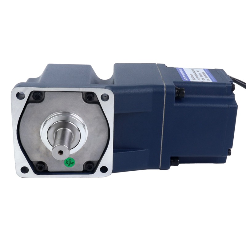 24V 120W 60RPM Geared BLDC Motor 11.63Nm(1647.32oz.in) 50:1 Right Angle Gearbox - F55B120-24GU-30S/5GU50RT | StepperOnline CA