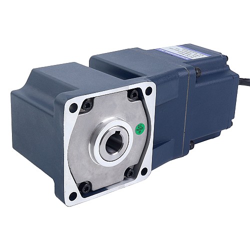 24V 150W 60RPM Geared BLDC Motor 14.62Nm(2069.99oz.in) 50:1 Right Angle Gearbox - F55B150-24GU-30S/5GU50RC | StepperOnline CA