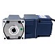 24V 150W 60RPM Geared BLDC Motor 14.62Nm(2069.99oz.in) 50:1 Right Angle Gearbox - F55B150-24GU-30S/5GU50RC | StepperOnline CA