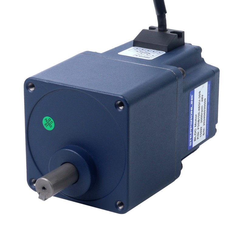 24V 150W 100RPM Geared Brushless DC Motor 9.50Nm(1345.31oz.in) 30:1 Spur Gearbox - F55B150-24GU-30S/5GU30KB | StepperOnline CA 24V 150W 100RPM Geared Brushless DC Motor 9.50Nm(1345.31oz.in) 30:1 Spur Gearbox - F55B150-24GU-30S/5GU30KB | StepperOnline CA