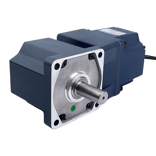 48V 250W 100RPM Geared BLDC Motor 17.43Nm(2468.19oz.in) 30:1 Right Angle Gearbox - F6B250-48GU-30S/6GU30RT | StepperOnline CA