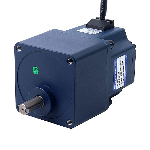 48V 250W 100RPM Geared Brushless DC Motor 15.66Nm(2217.64oz.in) 30:1 Spur Gearbox - F6B250-48GU-30S/6GU30K | StepperOnline CA