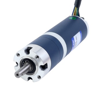 24V 30W 59RPM Geared Brushless DC Motor 3.50Nm(495.64oz.in) 50.9:1 Planetary Gearbox