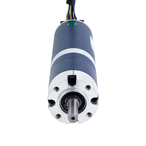 24V 30W 30RPM Geared Brushless DC Motor 6.90Nm(977.12oz.in) 99.5:1 Planetary Gearbox - M42B30-24P-30S/G42-99.5S1 | StepperOnline CA