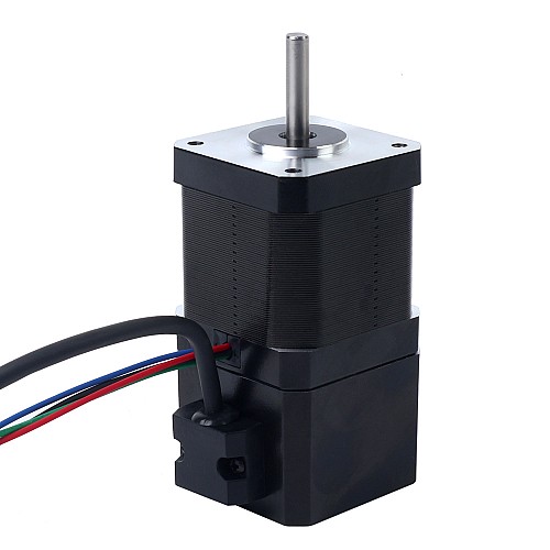 Nema 17 Stepper Motor 0.52Nm(73.64oz.in) with 24V 3.7W Electromagnetic Brake - 17HS19-2004D-B070 | StepperOnline CA