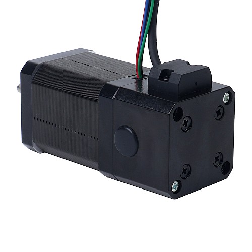Nema 17 Stepper Motor 0.72Nm(101.96oz.in) with 24V 3.7W Electromagnetic Brake - 17HS24-2004D-B070 | StepperOnline CA
