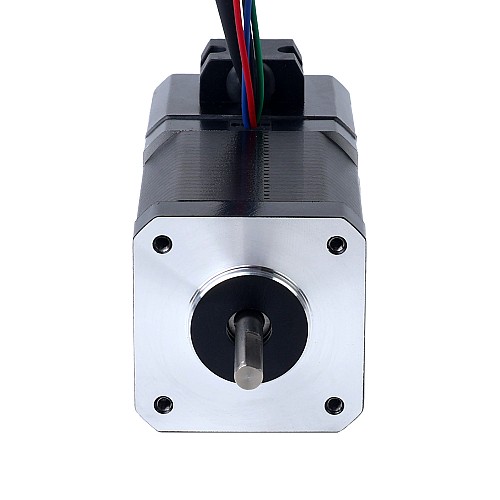 Nema 17 Stepper Motor 0.72Nm(101.96oz.in) with 24V 3.7W Electromagnetic Brake - 17HS24-2004D-B070 | StepperOnline CA
