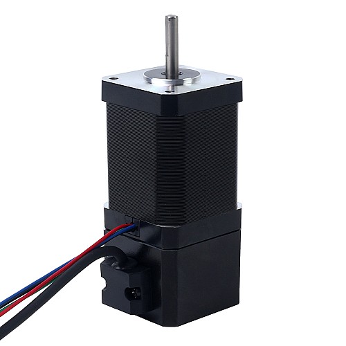 Nema 17 Stepper Motor 0.72Nm(101.96oz.in) with 24V 3.7W Electromagnetic Brake - 17HS24-2004D-B070 | StepperOnline CA