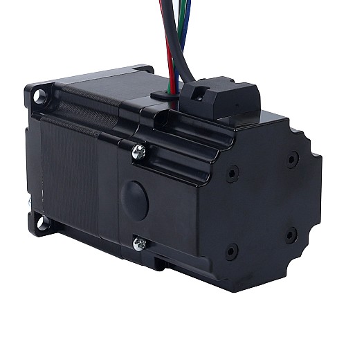 Nema 23 Stepper Motor 1.2Nm(169.93oz.in) with 24V 4.5W Electromagnetic Brake - 23HS22-4004D-B280 | StepperOnline CA