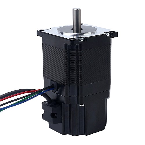 Nema 23 Stepper Motor 1.2Nm(169.93oz.in) with 24V 4.5W Electromagnetic Brake - 23HS22-4004D-B280 | StepperOnline CA