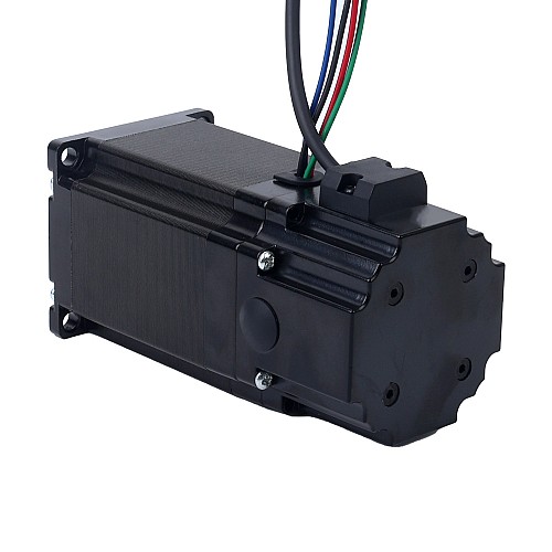 Nema 23 Stepper Motor 2.0Nm(283.22oz.in) with 24V 4.5W Electromagnetic Brake - 23HS30-5004D-B280 | StepperOnline CA