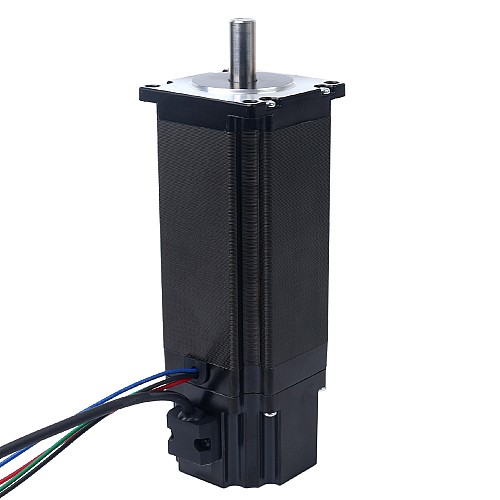 Nema 23 Stepper Motor 4.2Nm(594.77oz.in) with 24V 4.5W Electromagnetic Brake - 23HS45-4204D-B280 | StepperOnline CA