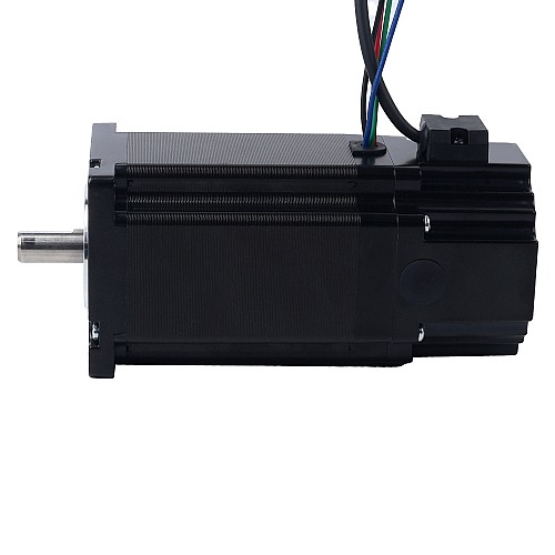 Nema 24 Stepper Motor 3.0Nm(424.83oz.in) with 24V 4.5W Electromagnetic Brake - 24HS34-5004D-B280 | StepperOnline CA