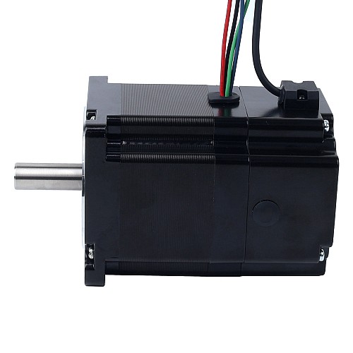 Nema 34 Stepper Motor 4.8Nm(679.74oz.in) with 24V 6.8W Electromagnetic Brake - 34HS31-6004D-B700 | StepperOnline CA