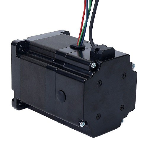Nema 34 Stepper Motor 4.8Nm(679.74oz.in) with 24V 6.8W Electromagnetic Brake - 34HS31-6004D-B700 | StepperOnline CA