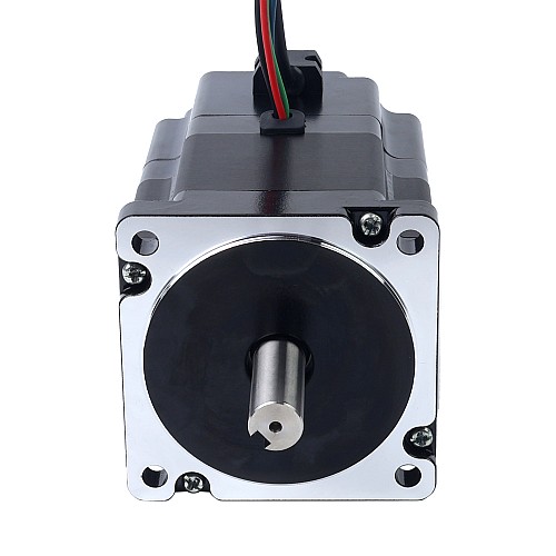 Nema 34 Stepper Motor 4.8Nm(679.74oz.in) with 24V 6.8W Electromagnetic Brake - 34HS31-6004D-B700 | StepperOnline CA