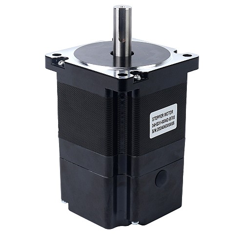 Nema 34 Stepper Motor 4.8Nm(679.74oz.in) with 24V 6.8W Electromagnetic Brake - 34HS31-6004D-B700 | StepperOnline CA