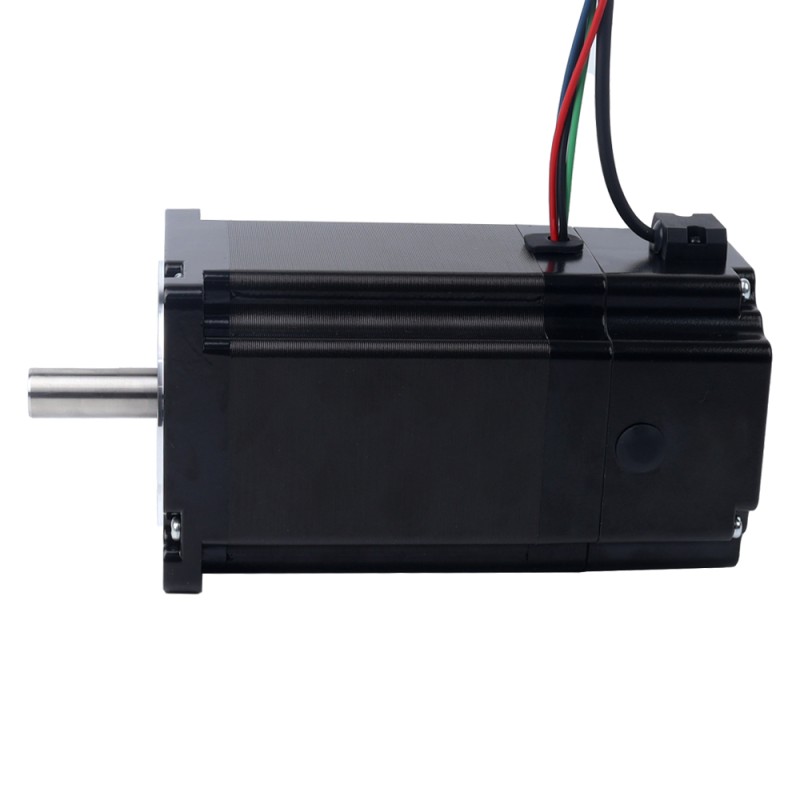 Nema 34 Stepper Motor 8.5Nm(1203.70oz.in) with 24V 6.8W Electromagnetic Brake - 34HS46-6004D-B700 | StepperOnline CA