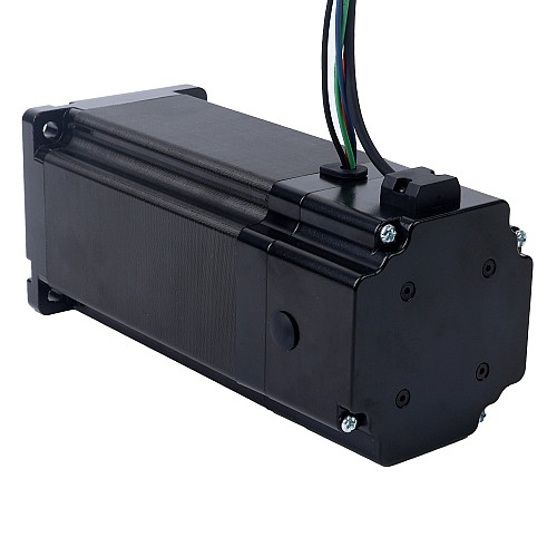 Nema 34 Stepper Motor 13.0Nm(1840.95oz.in) with 24V 6.8W Electromagnetic Brake - 34HS61-6004D-B700 | StepperOnline CA Nema 34 Stepper Motor 13.0Nm(1840.95oz.in) with 24V 6.8W Electromagnetic Brake - 34HS61-6004D-B700 | StepperOnline CA