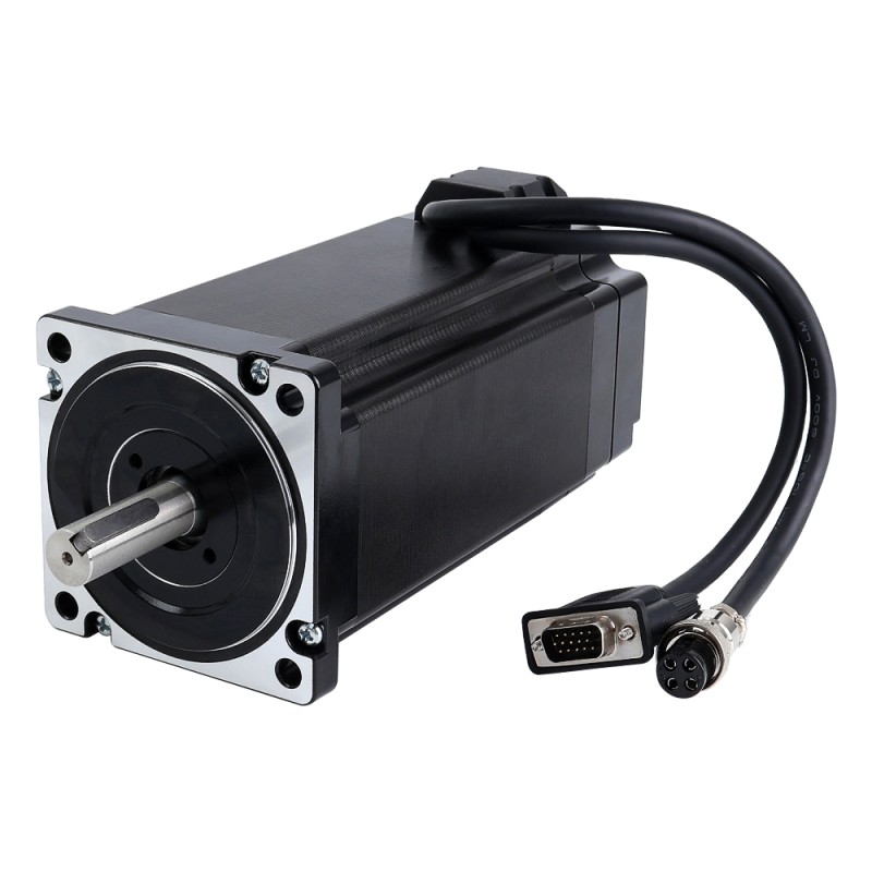 YS Series 1 Axis Closed Loop Stepper CNC Kit V2.0 12.0Nm(1699.34oz.in) Nema 34 Motor w/ 2.0m Cables & Driver - 1-CL86Y-S120-V20 | StepperOnline CA