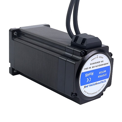 S Series Nema 34 Closed Loop Stepper Motor 12.00Nm(1699.34oz.in)Encoder 1000PPR(4000CPR) - 34HS59-6004D-E1K-1M5 | StepperOnline CA