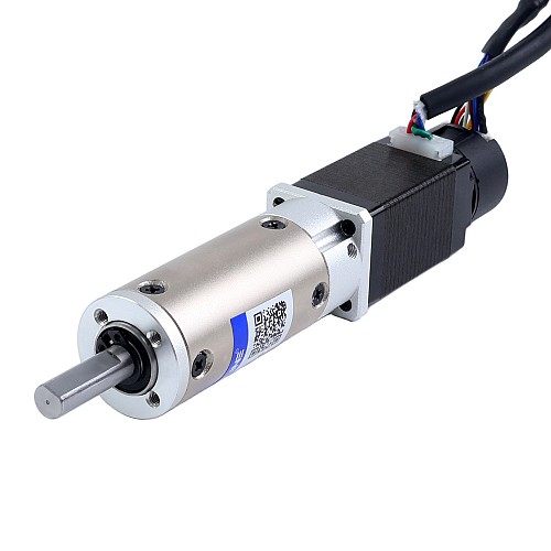 Nema 8 Closed Loop Stepper Motor L=38mm w/ Gear Ratio 100:1 EG Series Planetary Gearbox - 8HS15-0604D-E1000-EGS100 | StepperOnline CA