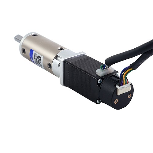 Nema 8 Closed Loop Stepper Motor L=38mm w/ Gear Ratio 100:1 EG Series Planetary Gearbox - 8HS15-0604D-E1000-EGS100 | StepperOnline CA