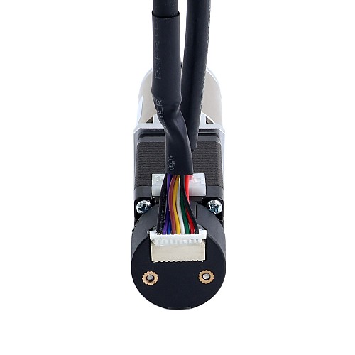 Nema 8 Closed Loop Stepper Motor L=38mm w/ Gear Ratio 50:1 EG Series Planetary Gearbox - 8HS15-0604D-E1000-EGS50 | StepperOnline CA
