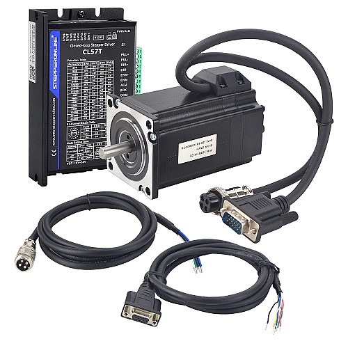 TP Series 1 Axis Closed Loop Stepper CNC Kit 2.0Nm(283.22oz.in) Nema 23 Motor & Driver - 1-CL57T-P20-V41 | StepperOnline CA
