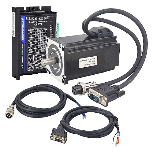 TP Series 1 Axis Closed Loop Stepper CNC Kit 3Nm(424.83oz.in) Nema 24 Motor & Driver - 1-CL57T-P30-V41 | StepperOnline CA