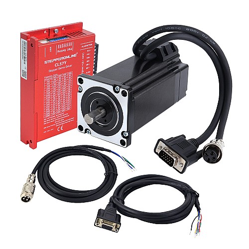 YS Series 1 Axis Closed Loop Stepper CNC Kit 4.00Nm(566.45oz.in) Nema 24 Motor & Driver - 1-CL57Y-S40 | StepperOnline CA