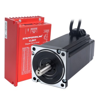 YS Series 1 Axis Closed Loop Stepper CNC Kit 12.0Nm(1699.34oz.in) Nema 34 Motor w/ 1.5m Cables & Driver YS Series 1 Axis Closed Loop Stepper CNC Kit 12.0Nm(1699.34oz.in) Nema 34 Motor w/ 1.5m Cables & Driver
