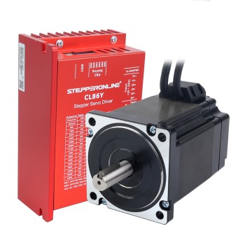 YS Series 1 Axis Closed Loop Stepper CNC Kit 6.50Nm(920.48oz.in) Nema 34 Motor w/ 1.5m Cables & Driver