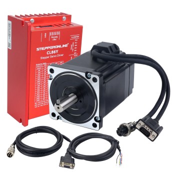 YS Series 1 Axis Closed Loop Stepper CNC Kit 6.50Nm(920.48oz.in) Nema 34 Motor w/ 2.0m Cables & Driver