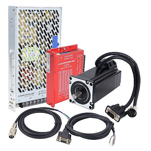 YS Series 1 Axis 4.00Nm(566.45oz.in) Nema 24 Closed Loop Stepper Kit w/ Power Supply - 1-CLYS40 | StepperOnline CA