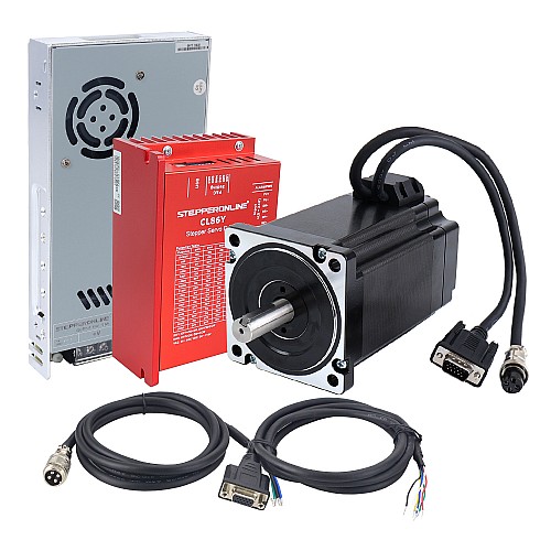 YS Series 1 Axis 9.00Nm(1274.5oz.in) Nema 34 Closed Loop Stepper Kit w/ Power Supply - 1-CLYS90 | StepperOnline CA