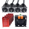 YS Series 4 Axis Closed Loop Stepper CNC Kit 6.50Nm(920.48oz.in) Nema 34 Motor w/ 1.5m Cables & AC Transformer - 4-ACLYS65-1M5 | StepperOnline CA