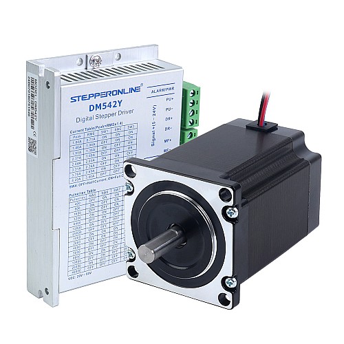 YS Series 1 Axis Stepper CNC Kit 1.9Nm(269.06oz.in) Nema 23 Stepper Motor & Driver - 1-DM542Y-23HS30 | StepperOnline CA