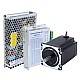 YS Series 1 Axis Stepper CNC Kit 1.9Nm(269.06oz.in)  Nema 23 Stepper Motor & Driver & 36V Power Supply - 1-DM542Y-S19 | StepperOnline CA